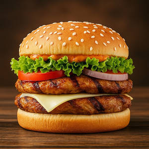 Chicken Tandoori Big Rush Burger