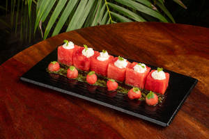 Watermelon With Feta Salad