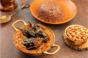 Gutti Vanaki Kura With (Ragi Sankati)