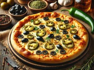 Jalapeno And Cheese Pizza