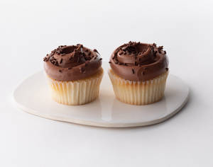 Vanilla Cupcake with Chocolate Buttercream -  Pack of Two