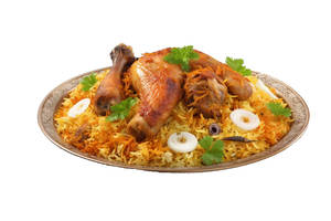 Chicken Wings  Biryani  (2 pieces)