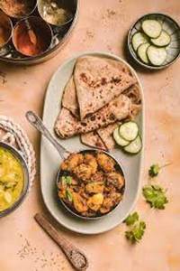 Aloo Jeera  250Ml With 2 butter Tawa Roti 