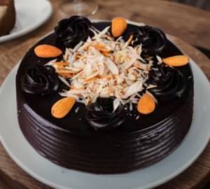 Chocolate almond  cake 500 gm