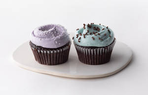 Chocolate Cupcake With Vanilla Buttercream - Pack of Two