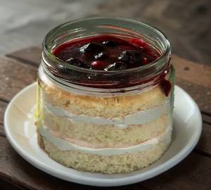 Bluberry jar cake  1 pc
