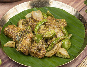 MUSTARD CHILLI FISH (5pcs) (bhetki)