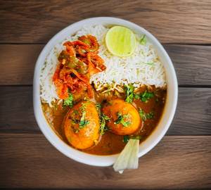 Egg Curry Rice Bowl
