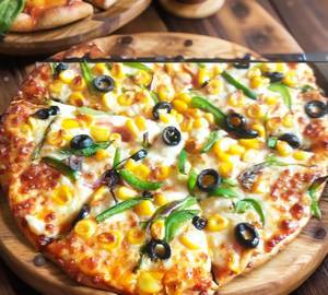 Cheese corn pizza