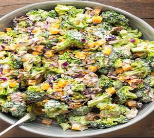 Veg Honey Mustard Broccoli Salad