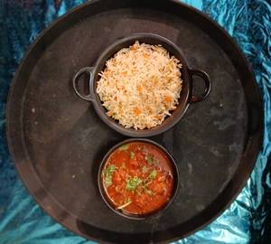 Veg Manchurian with Fried Rice