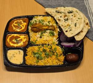 Butter Chicken & Biryani Thali