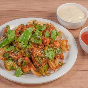Chilli Chicken Dry Boneless [6 Pieces]