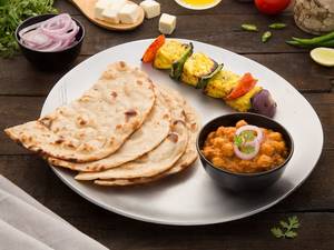 RDBD Paneer Tikka - Tandoori Roti - Amritsari Chole Combo