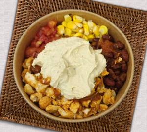 Chicken Hummus Buddha Bowl