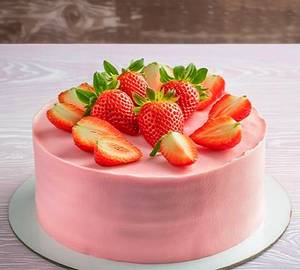 Strawberry Fruit Cake 