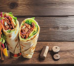 Chicken special jumbo shawarma