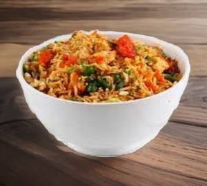 Egg Chicken Singapuri Fried Rice