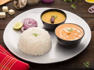 Dilli Ki Paneer Makhani - Peeli Dal Tadka - Rice Combo