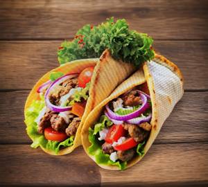 Chicken lemon tikka shawarma