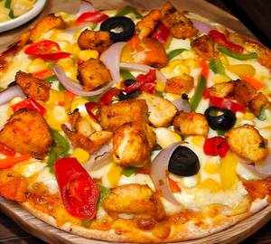 Chicken cheese pizza (tikka)  [10 inch]
