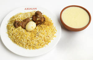 Mutton Biryani Special (2pcs) + Firni
