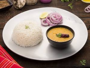 Peeli Dal Tadka - Rice Combo