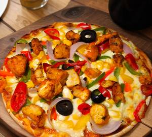 Chicken cheese pizza (tikka) [8 inch]