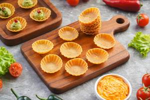 Mini One bite Tostadas / Tarts