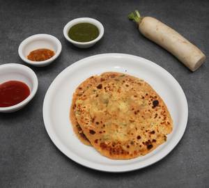 Mooli paratha ( 2 pieces)