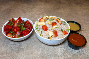 Chicken Fried rice with Chilli Chicken