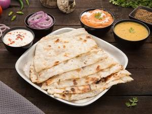 Butter Naan - Butter Chicken Boneless - Yellow Dal Tadka Combo