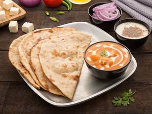 Tandoori Roti - Dilli Ki Paneer Makhani Combo