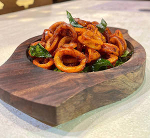 Squid Onion Fry