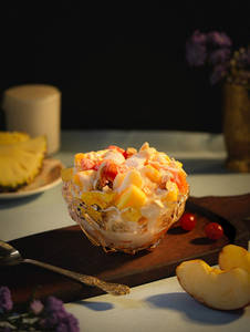 Fruit Salad With Cream