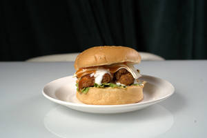 Smoky Chicken Cheese  Burger