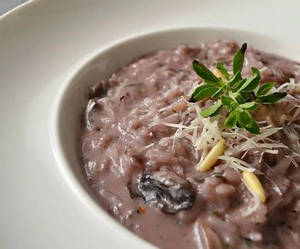 Three Mushroom Ragu Risotto