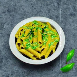 Green Tadka Special Green Sauce Pasta