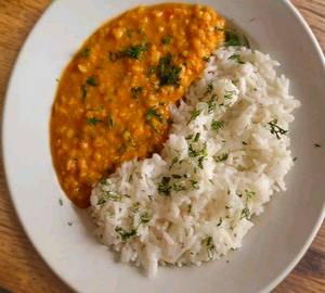 Dal Rice with gulab jamun