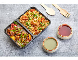 Vandi Beef Fried Rice With Chilli Beef Gravy