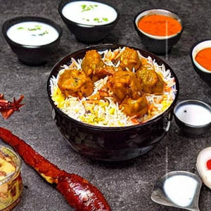 Chicken Tikka Gravy Biryani
