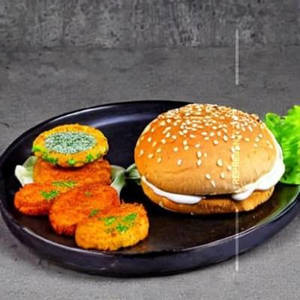 Crispy Veg (Aloo Tikki) Burger