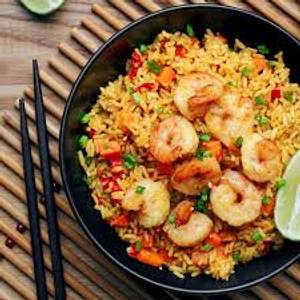 Prawns fried rice