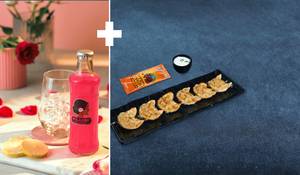 Fried Chicken Cheese Momos Combo