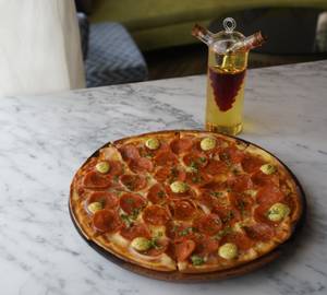 Chicken Pepperoni Pizza