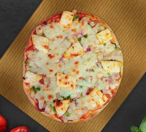 Paneer double cheese pizza