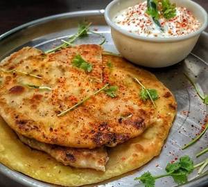 Stuff Paratha With Curd