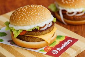 Classic Grilled Chicken Big Rush Burger