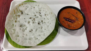 Appam With Kadala Curry