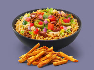 Value Rice Bowl (Non Veg) + Small Fries